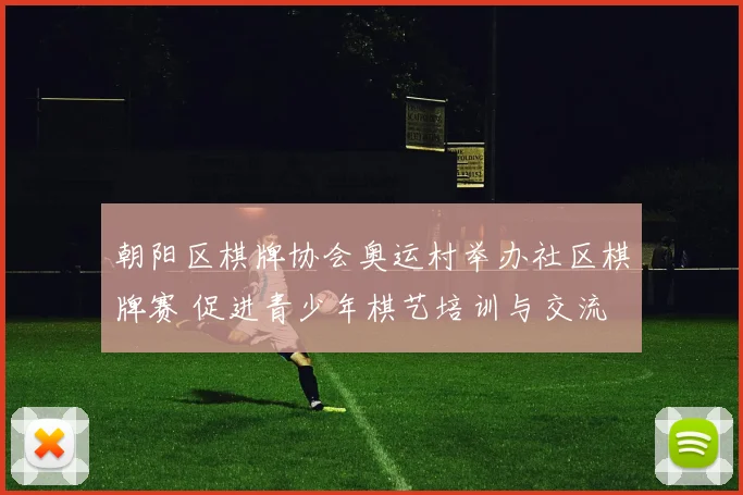 朝阳区棋牌协会奥运村举办社区棋牌赛 促进青少年棋艺培训与交流